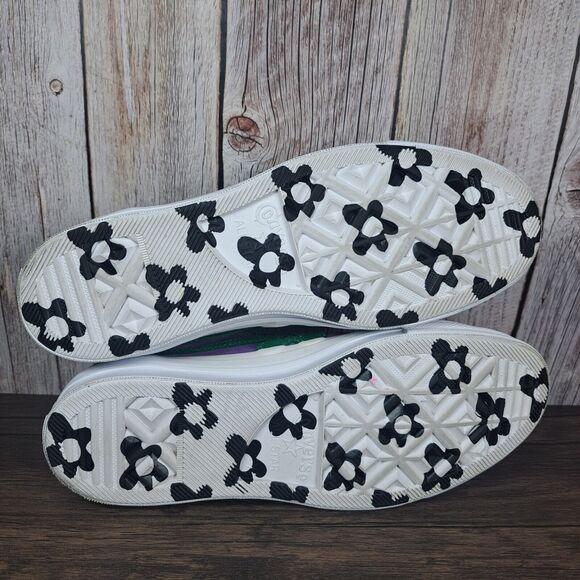 Converse Golf Le Fleur x OneStar OX Purple Heart Jolly Green Mens 7.5 Womens 9.5 - Picture 8 of 10